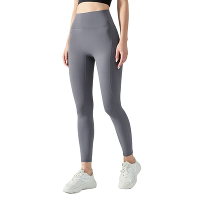 Winter Plush Yoga Pants Thickened Warm Fitness Pants Peach Hip Exercise Tights